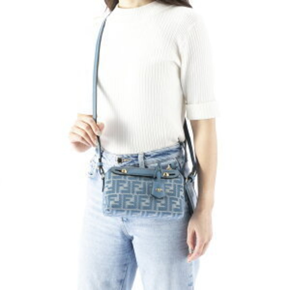 FENDI WAY Soft FF Jacquard Handbag